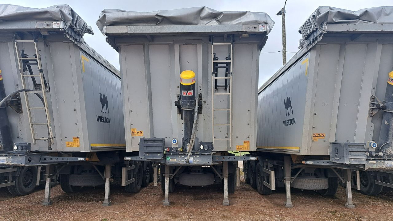 WIELTON NW-3 / weight 6.2 t / capacity 38m3 / Electrically folded roof / Teflon / 20 units, 2022 - Кипер полуприколка: слика 3 WIELTON NW-3 / weight 6.2 t / capacity 38m3 / Electrically folded roof / Teflon / 20 units, 2022 - Кипер полуприколка: слика 3