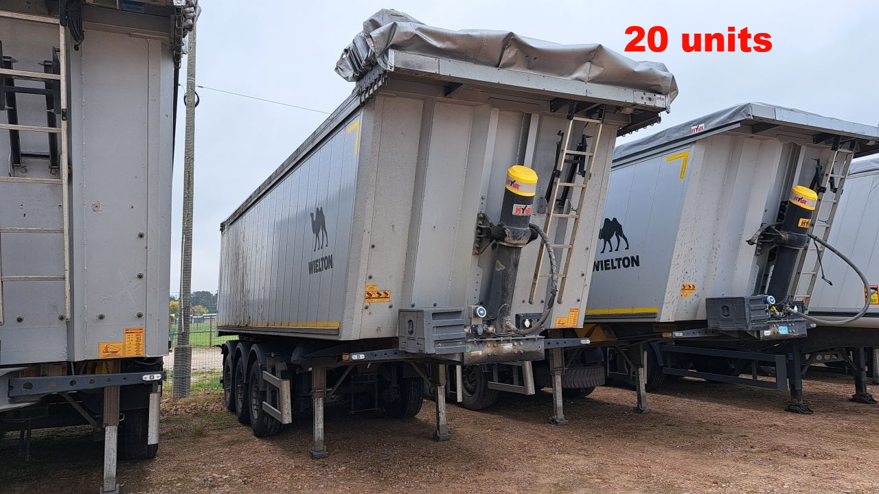 WIELTON NW-3 / weight 6.2 t / capacity 38m3 / Electrically folded roof / Teflon / 20 units, 2022 - Кипер полуприколка: слика 1 WIELTON NW-3 / weight 6.2 t / capacity 38m3 / Electrically folded roof / Teflon / 20 units, 2022 - Кипер полуприколка: слика 1