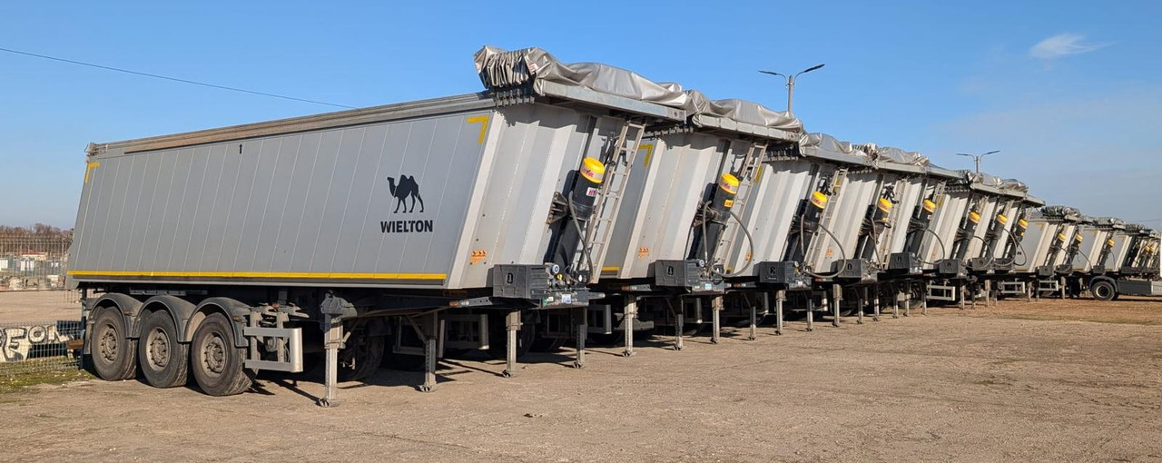 WIELTON NW-3 / weight 6.2 t / capacity 38m3 / Electrically folded roof / Teflon / 20 units, 2022 - Кипер полуприколка: слика 2 WIELTON NW-3 / weight 6.2 t / capacity 38m3 / Electrically folded roof / Teflon / 20 units, 2022 - Кипер полуприколка: слика 2