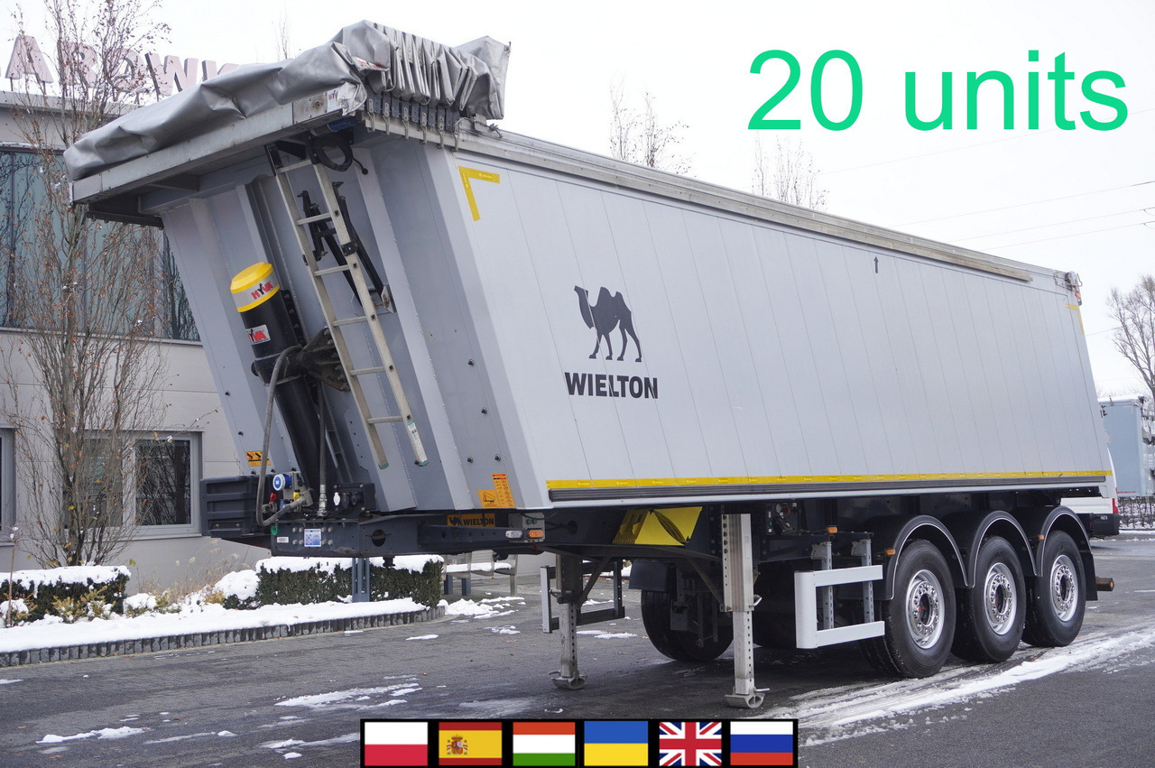 WIELTON NW-3 / weight 6.2 t / capacity 38m3 / Electrically folded roof / Teflon / 20 units, 2022 - Кипер полуприколка: слика 1 WIELTON NW-3 / weight 6.2 t / capacity 38m3 / Electrically folded roof / Teflon / 20 units, 2022 - Кипер полуприколка: слика 1