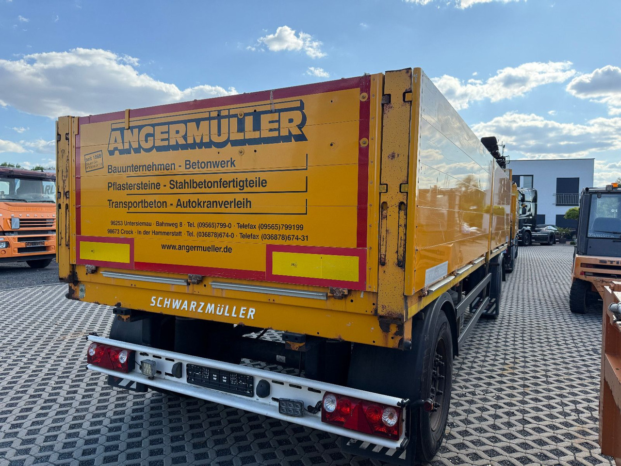 Schwarzmüller T 202 L: 6500 mm - Приколка платформа: слика 3 Schwarzmüller T 202 L: 6500 mm - Приколка платформа: слика 3