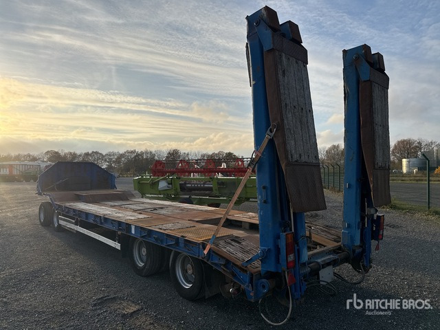 2001 Langendorf TUE 32 Lowboy Trailer - Приколка за низок утовар: слика 3 2001 Langendorf TUE 32 Lowboy Trailer - Приколка за низок утовар: слика 3