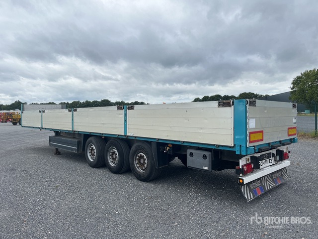 2007 Schmitz Cargobull S01 13.90 m Tri/A Flatbed Trailer - Полуприколка платформа: слика 4 2007 Schmitz Cargobull S01 13.90 m Tri/A Flatbed Trailer - Полуприколка платформа: слика 4