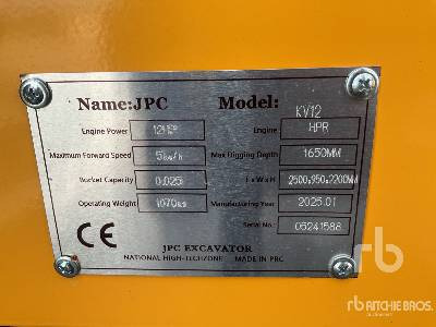 JPC KV12 (Unused) - Мини багер: слика 5 JPC KV12 (Unused) - Мини багер: слика 5