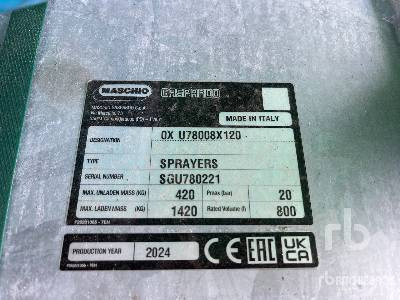 MASCHIO GASPARDO SAURO 12 m 800L (Unused) - Распрскувач на вештачко ѓубриво: слика 5 MASCHIO GASPARDO SAURO 12 m 800L (Unused) - Распрскувач на вештачко ѓубриво: слика 5