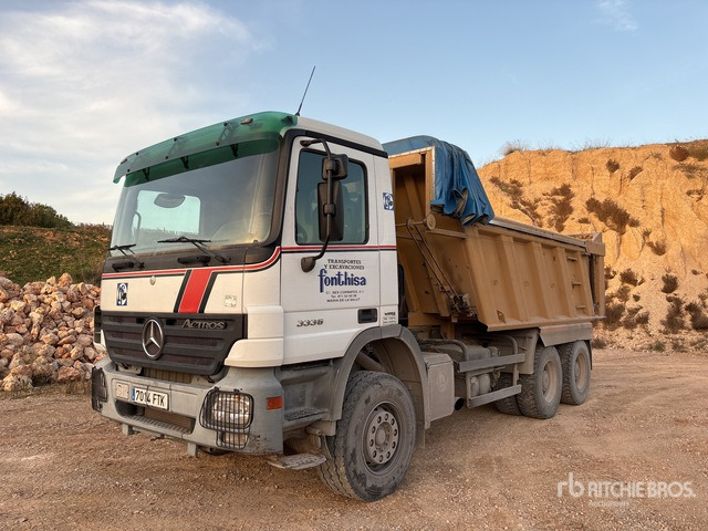2007 Mercedes Benz Actros 3336K 6x4 T/A Dump Truck - Кипер: слика 1 2007 Mercedes Benz Actros 3336K 6x4 T/A Dump Truck - Кипер: слика 1