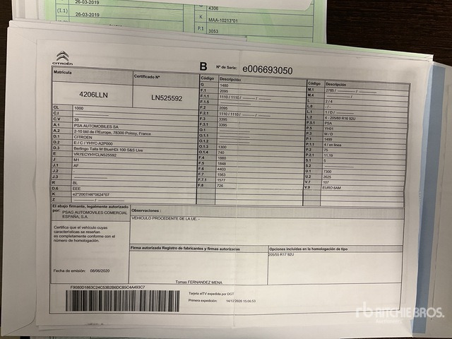 2020 Citroen Berlingo Passenger Van - Минибус, Патничко комбе: слика 2 2020 Citroen Berlingo Passenger Van - Минибус, Патничко комбе: слика 2