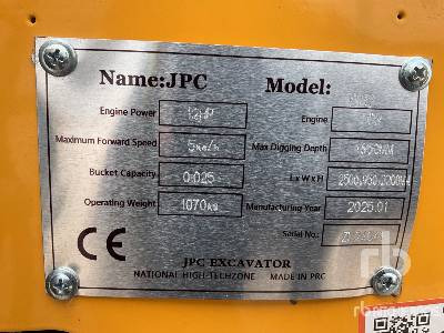 JPC KV12 (Unused) - Мини багер: слика 5 JPC KV12 (Unused) - Мини багер: слика 5