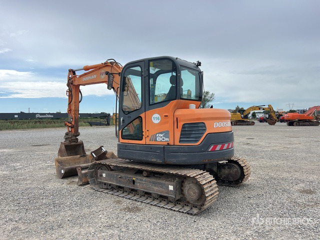 2009 Doosan DX80R Escavatore cingolato - Багер гасеничар: слика 4 2009 Doosan DX80R Escavatore cingolato - Багер гасеничар: слика 4