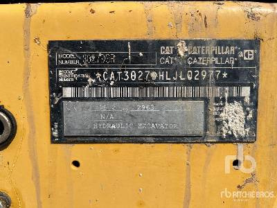 CAT 302.7DCR - Мини багер: слика 5 CAT 302.7DCR - Мини багер: слика 5