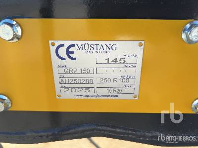 MUSTANG GRP150 - Fits to fit 1.5 - 5.5 ton exc ... - Фаќалка: слика 5 MUSTANG GRP150 - Fits to fit 1.5 - 5.5 ton exc ... - Фаќалка: слика 5