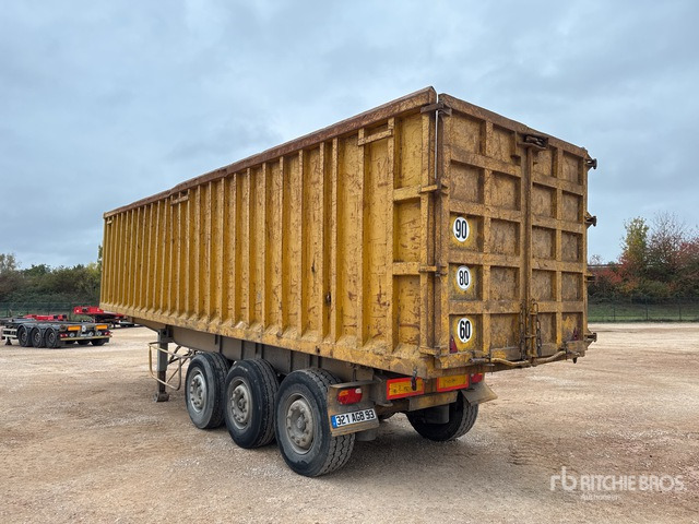 1989 Trailor S383EL Tri/A Semi-Remorque Benne 3 Essieux End Dump Trailer - Кипер приколка: слика 2 1989 Trailor S383EL Tri/A Semi-Remorque Benne 3 Essieux End Dump Trailer - Кипер приколка: слика 2