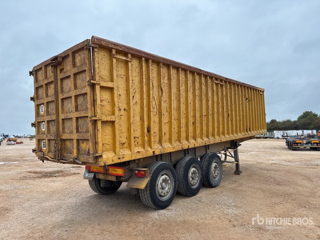 1989 Trailor S383EL Tri/A Semi-Remorque Benne 3 Essieux End Dump Trailer - Кипер приколка: слика 3 1989 Trailor S383EL Tri/A Semi-Remorque Benne 3 Essieux End Dump Trailer - Кипер приколка: слика 3