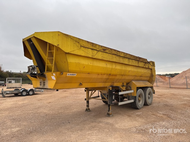 2000 Kaiser S3302V T/A Semi-Remorque Benne 2 Essieux End Dump Trailer - Кипер приколка: слика 1 2000 Kaiser S3302V T/A Semi-Remorque Benne 2 Essieux End Dump Trailer - Кипер приколка: слика 1