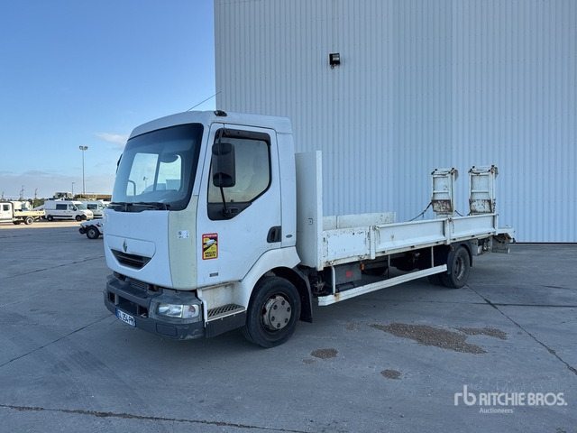 2001 Renault Midlum 180 4x2 Camion Plateau 4x2 Flatbed Truck - Камион со платформа: слика 1 2001 Renault Midlum 180 4x2 Camion Plateau 4x2 Flatbed Truck - Камион со платформа: слика 1