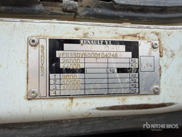 2003 Renault Kerax 380 Camion Plateau Avec Grue Flatbed Truck with Crane - Камион со платформа, Камион со кран: слика 1 2003 Renault Kerax 380 Camion Plateau Avec Grue Flatbed Truck with Crane - Камион со платформа, Камион со кран: слика 1