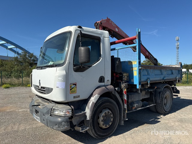 2006 Renault Midlum 220 DCI 2006 Fassi F95AC.22 4360 kg Art ... Dump Truck with Crane - Кипер, Камион со кран: слика 1 2006 Renault Midlum 220 DCI 2006 Fassi F95AC.22 4360 kg Art ... Dump Truck with Crane - Кипер, Камион со кран: слика 1