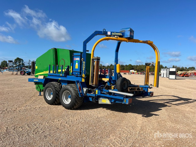 2007 John Deere 578 Enrubanneuse Combination Baler Wrapper - Балирка за тркалезни бали, Обмотувач на бали: слика 4 2007 John Deere 578 Enrubanneuse Combination Baler Wrapper - Балирка за тркалезни бали, Обмотувач на бали: слика 4