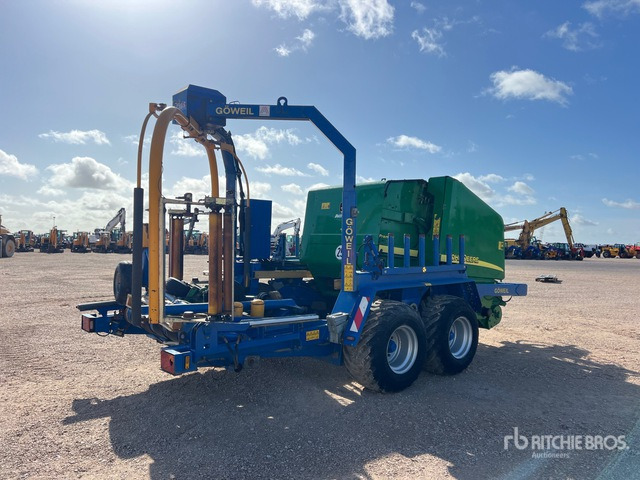 2007 John Deere 578 Enrubanneuse Combination Baler Wrapper - Балирка за тркалезни бали, Обмотувач на бали: слика 3 2007 John Deere 578 Enrubanneuse Combination Baler Wrapper - Балирка за тркалезни бали, Обмотувач на бали: слика 3