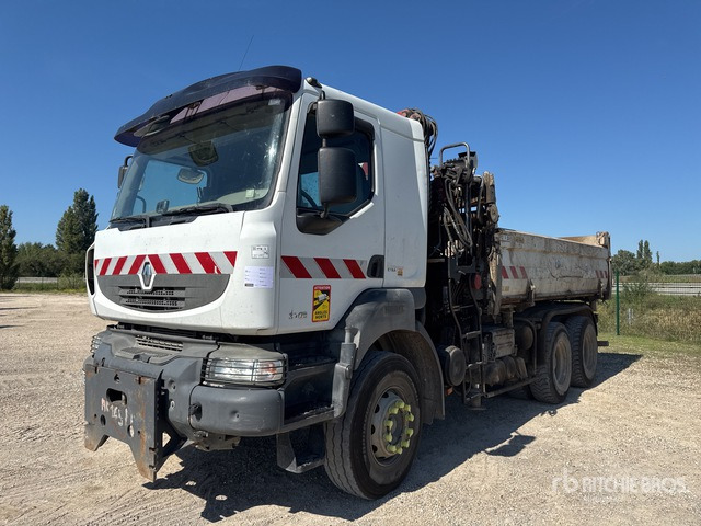 2007 Renault Kerax HMF 1250 k2 on 6x4 Camion Bi-Be ... Dump Truck with Crane - Кипер, Камион со кран: слика 2 2007 Renault Kerax HMF 1250 k2 on 6x4 Camion Bi-Be ... Dump Truck with Crane - Кипер, Камион со кран: слика 2