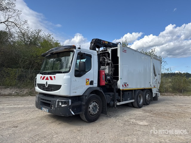 2008 Renault Kerax 370 DXi 6x2 Rear Loader Camion A Ordure ... Waste Collection Truck - Камион за ѓубре: слика 1 2008 Renault Kerax 370 DXi 6x2 Rear Loader Camion A Ordure ... Waste Collection Truck - Камион за ѓубре: слика 1