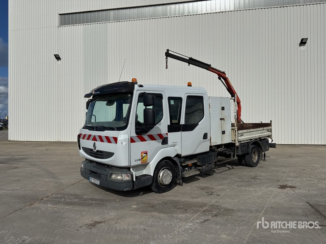 2008 Renault Midlum 220DXi 2008 Palfinger PK2700A on 4x2 C ... Flatbed Truck with Crane - Камион со платформа, Камион со кран: слика 3 2008 Renault Midlum 220DXi 2008 Palfinger PK2700A on 4x2 C ... Flatbed Truck with Crane - Камион со платформа, Камион со кран: слика 3