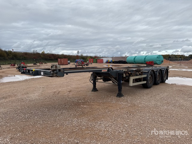 2012 Fruehauf D.0033.06.02 Tri/A Remorque Porte-Conteneur ... Container Trailer - Транспортер на контејнер/ Приколка со променливо тело: слика 1 2012 Fruehauf D.0033.06.02 Tri/A Remorque Porte-Conteneur ... Container Trailer - Транспортер на контејнер/ Приколка со променливо тело: слика 1