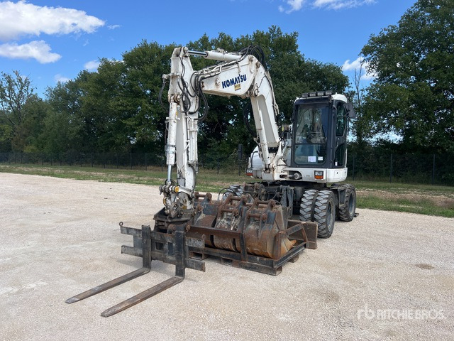 2015 Komatsu PW98MR-8 Pelle Sur Pneus Wheel Excavator - Багер на тркала: слика 1 2015 Komatsu PW98MR-8 Pelle Sur Pneus Wheel Excavator - Багер на тркала: слика 1