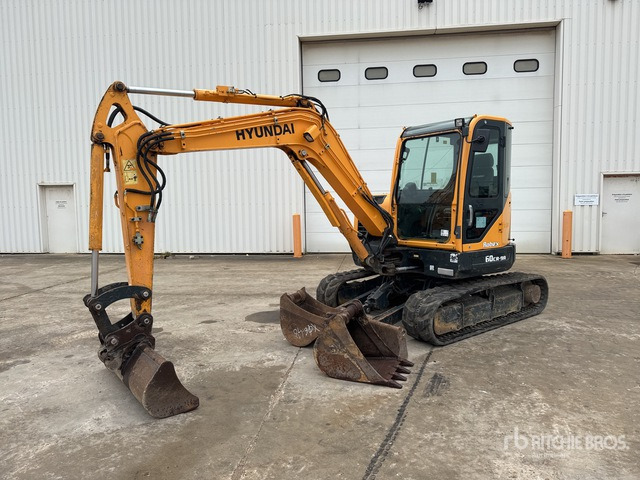 2017 Hyundai R60CR-9A Mini-Pelle Mini Excavator: <6.6t - Мини багер: слика 2 2017 Hyundai R60CR-9A Mini-Pelle Mini Excavator: <6.6t - Мини багер: слика 2