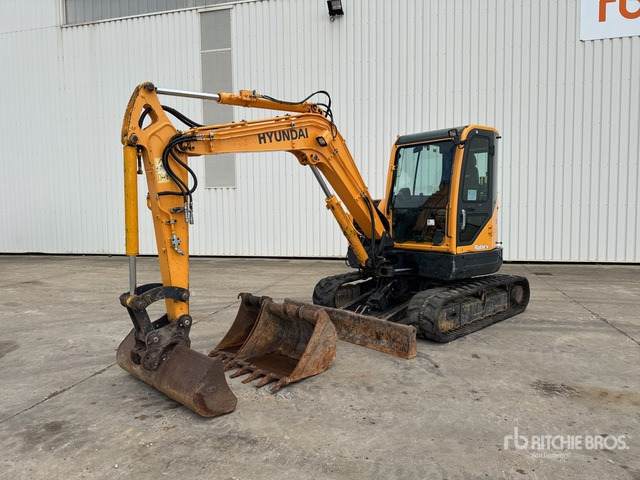 2017 Hyundai R60CR-9A Mini-Pelle Mini Excavator: <6.6t - Мини багер: слика 2 2017 Hyundai R60CR-9A Mini-Pelle Mini Excavator: <6.6t - Мини багер: слика 2
