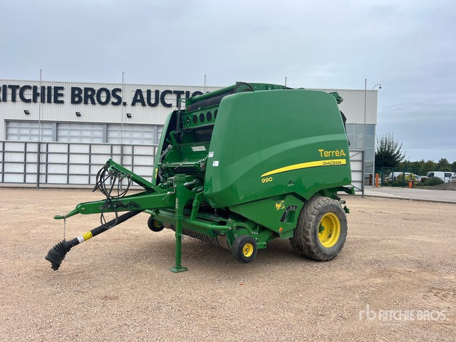 2017 John Deere 990 Presse A Balles Rondes 1 Essieu S/A Round Baler - Балирка за тркалезни бали: слика 2 2017 John Deere 990 Presse A Balles Rondes 1 Essieu S/A Round Baler - Балирка за тркалезни бали: слика 2