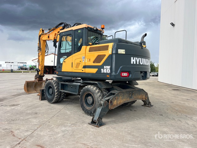 2020 Hyundai HW140 Pelle Sur Pneus Wheel Excavator - Багер на тркала: слика 3 2020 Hyundai HW140 Pelle Sur Pneus Wheel Excavator - Багер на тркала: слика 3