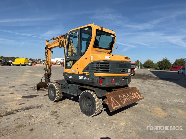 Hyundai R55W9 Pelle hydraulique sur roues - Багер на тркала: слика 4 Hyundai R55W9 Pelle hydraulique sur roues - Багер на тркала: слика 4