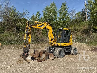 KOMATSU PW118MR Pelle Sur Pneus - Багер на тркала: слика 1 KOMATSU PW118MR Pelle Sur Pneus - Багер на тркала: слика 1