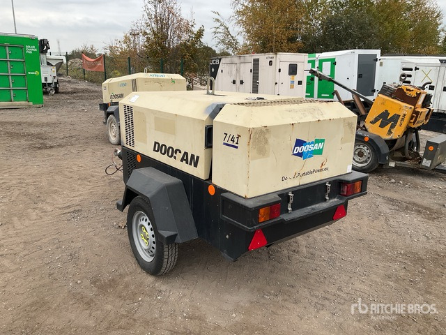 2016 Doosan 7/41 Mobile Air Compressor - Компресор за воздух: слика 4 2016 Doosan 7/41 Mobile Air Compressor - Компресор за воздух: слика 4