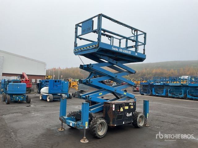 2018 Genie GS3369RT 4x4 Diesel Scissor Lift - Кревач ножица: слика 1 2018 Genie GS3369RT 4x4 Diesel Scissor Lift - Кревач ножица: слика 1