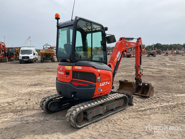 2018 Kubota U27-4 Mini Excavator: <6.6t - Мини багер: слика 3 2018 Kubota U27-4 Mini Excavator: <6.6t - Мини багер: слика 3