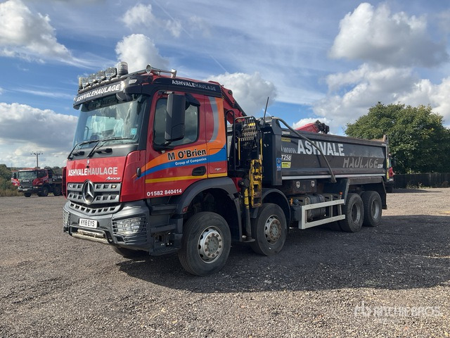 2018 Mercedes-Benz Arocs 8x4 Dump Truck with Crane - Кипер: слика 3 2018 Mercedes-Benz Arocs 8x4 Dump Truck with Crane - Кипер: слика 3