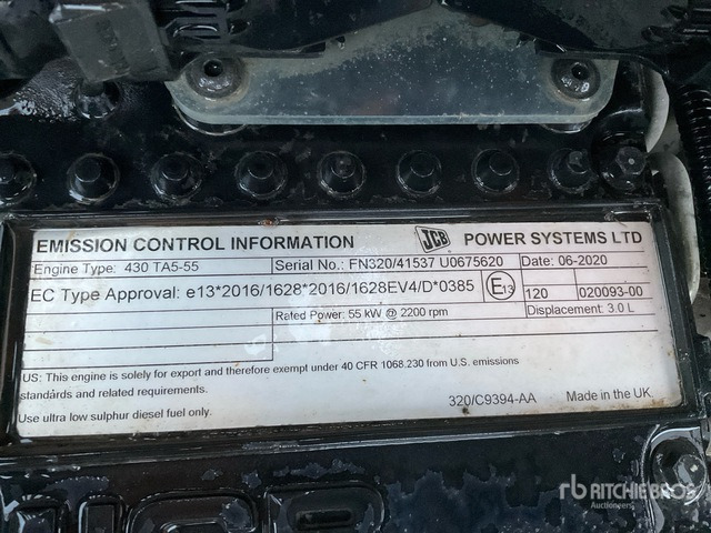 2020 JCB 540-170 Telehandler - Телескопски ракувач: слика 5 2020 JCB 540-170 Telehandler - Телескопски ракувач: слика 5