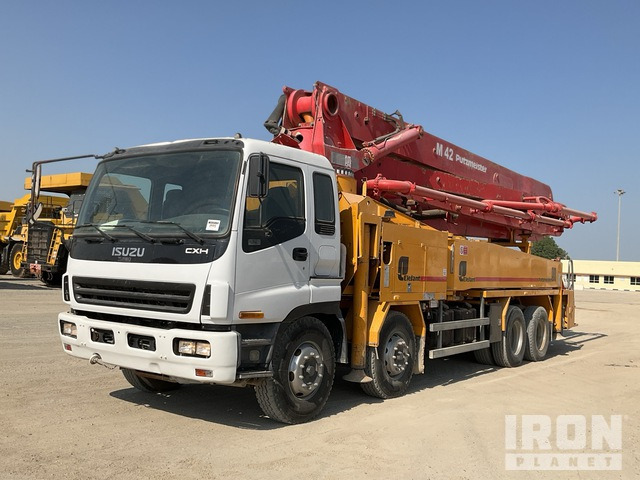2002 Isuzu CXH50T 2003 Putzmeister M42 on 8x4 Twi ... Concrete Pump Truck - Камион со бетонска пумпа: слика 1 2002 Isuzu CXH50T 2003 Putzmeister M42 on 8x4 Twi ... Concrete Pump Truck - Камион со бетонска пумпа: слика 1