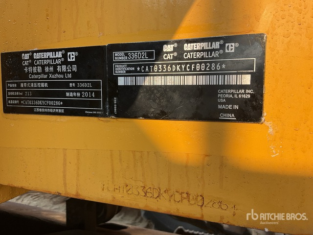 2014 Cat 336D2L - Багер гасеничар: слика 2 2014 Cat 336D2L - Багер гасеничар: слика 2