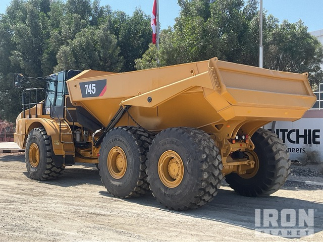 2018 Cat 745 - Зглобен истоварувач: слика 4 2018 Cat 745 - Зглобен истоварувач: слика 4