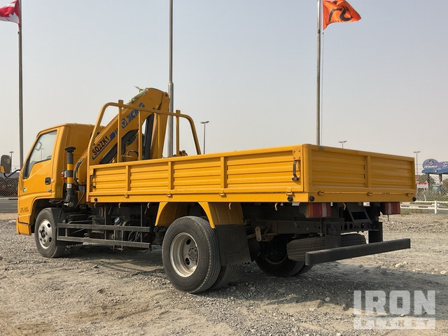 2019 JMC JX1041TG26 XCMG SQ2ZK1 2000 kg Knuckle Boo ... Flatbed Truck w/Crane - Камион со платформа, Камион со кран: слика 4 2019 JMC JX1041TG26 XCMG SQ2ZK1 2000 kg Knuckle Boo ... Flatbed Truck w/Crane - Камион со платформа, Камион со кран: слика 4