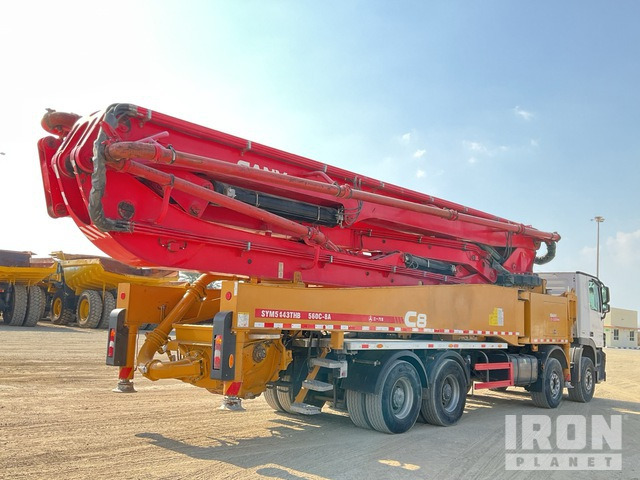 2019 Mercedes-Benz Actros 4141 2019 Sany SYM5443THB 56 m on 8x ... Concrete Pump Truck - Камион со бетонска пумпа: слика 4 2019 Mercedes-Benz Actros 4141 2019 Sany SYM5443THB 56 m on 8x ... Concrete Pump Truck - Камион со бетонска пумпа: слика 4