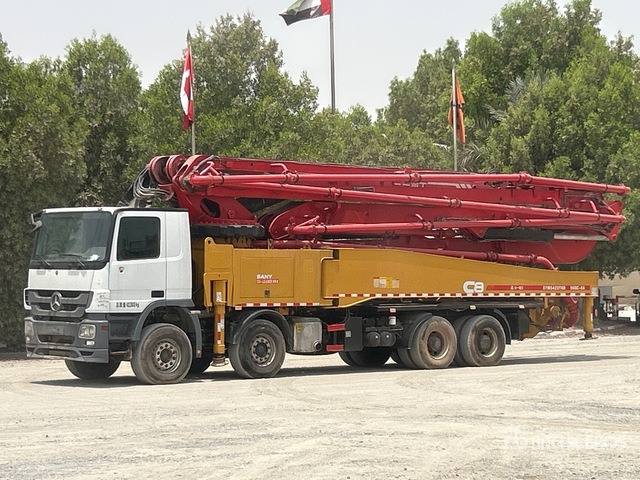 2020 Mercedes-Benz Actros 4141 2020 Sany SYM5449THBE 56 m on 8 ... Concrete Pump Truck - Камион со бетонска пумпа: слика 2 2020 Mercedes-Benz Actros 4141 2020 Sany SYM5449THBE 56 m on 8 ... Concrete Pump Truck - Камион со бетонска пумпа: слика 2