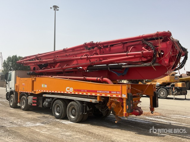 2020 Mercedes-Benz Actros 4143 2020 Sany SYM5449THBE 56 m on 8 ... Concrete Pump Truck - Камион со бетонска пумпа: слика 3 2020 Mercedes-Benz Actros 4143 2020 Sany SYM5449THBE 56 m on 8 ... Concrete Pump Truck - Камион со бетонска пумпа: слика 3