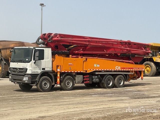 2020 Mercedes-Benz Actros 4143 2020 Sany SYM5449THBE 56 m on 8 ... Concrete Pump Truck - Камион со бетонска пумпа: слика 2 2020 Mercedes-Benz Actros 4143 2020 Sany SYM5449THBE 56 m on 8 ... Concrete Pump Truck - Камион со бетонска пумпа: слика 2