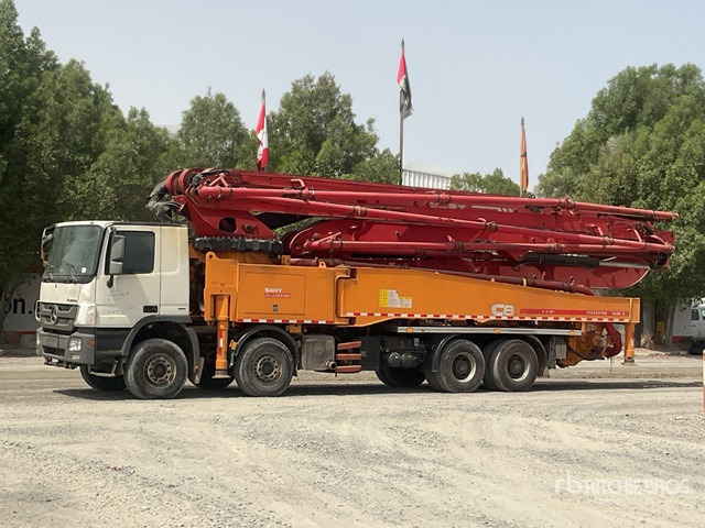 2020 Mercedes-Benz Actros 4143 2020 Sany SYM5449THBE 56 m on 8 ... Concrete Pump Truck - Камион со бетонска пумпа: слика 1 2020 Mercedes-Benz Actros 4143 2020 Sany SYM5449THBE 56 m on 8 ... Concrete Pump Truck - Камион со бетонска пумпа: слика 1