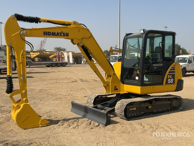 2022 Komatsu PC58-8 Mini Excavator: <6.6t - Мини багер: слика 1 2022 Komatsu PC58-8 Mini Excavator: <6.6t - Мини багер: слика 1