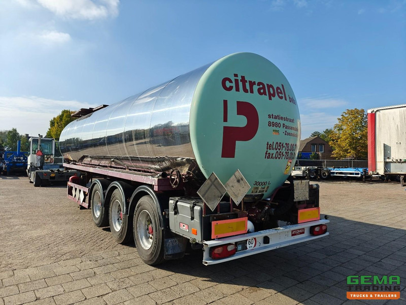 Atcomex TO/27TRI/38ST Bitum - 3-Assen ROR - ADR FL AT - 30.000L - LiftAs - Schijfremmen - Полуприколка цистерна: слика 3 Atcomex TO/27TRI/38ST Bitum - 3-Assen ROR - ADR FL AT - 30.000L - LiftAs - Schijfremmen - Полуприколка цистерна: слика 3